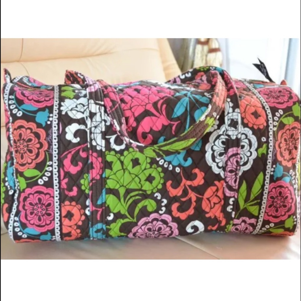 BRAND NEW VERA BRADLEY “LOLA” TRAVEL WEEKENDER TOTE DUFFLE BAG